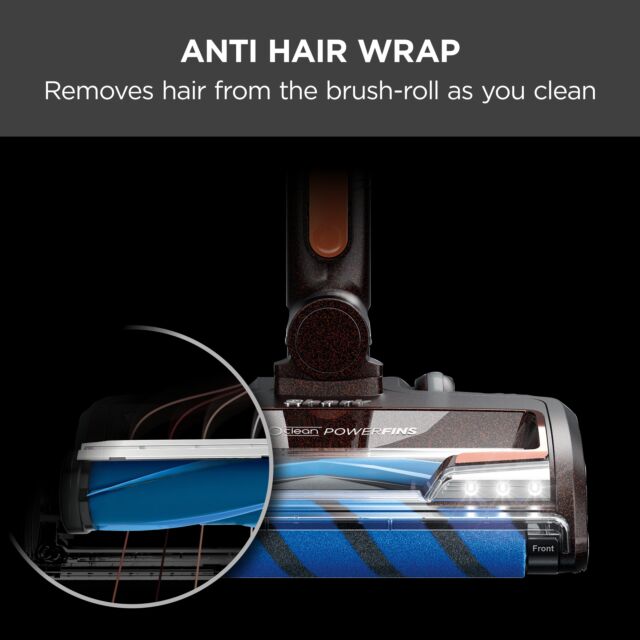 Shark IZ300UK Anti Hair Wrap Cordless Stick Vacuum Cleaner with PowerFins & Flexology - 60 Minute Ru