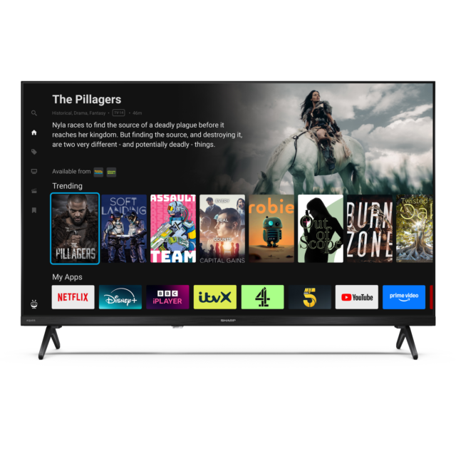 Sharp 1T-C32HE2245KBHDR TV in Black