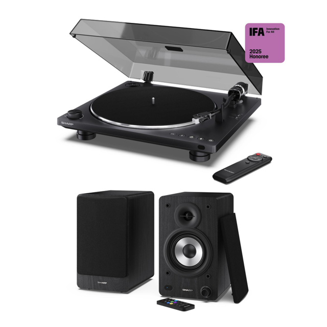 Sharp RPTT100CPSS30 Wireless Speakers & Turntable