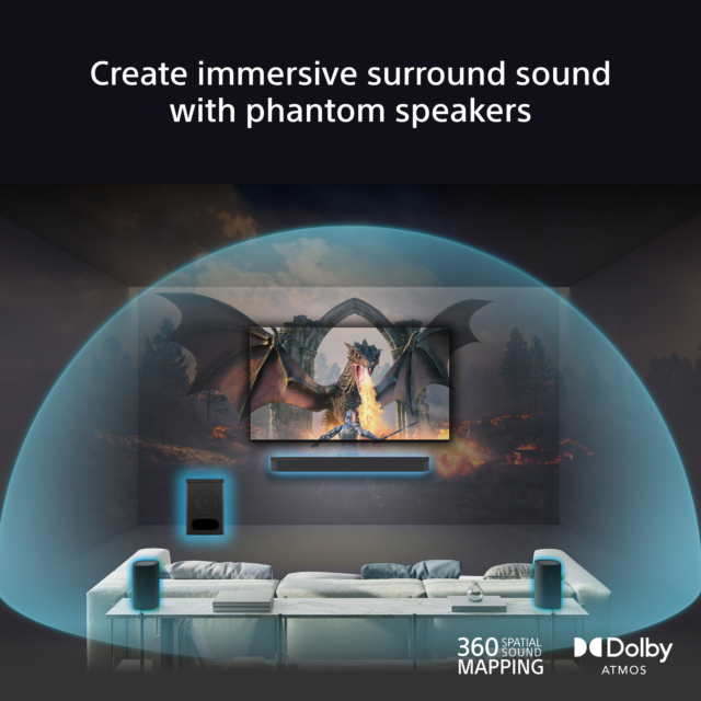 Sony SARS8.CEJ Home Theatre / Wireless Rear Speakers - Black