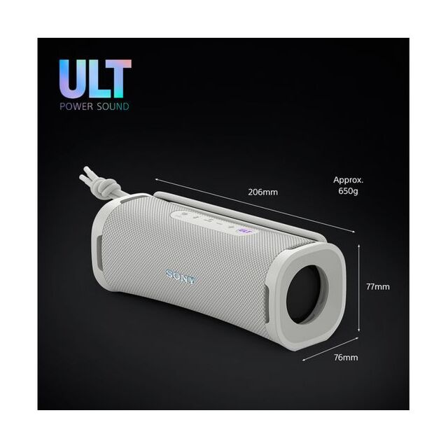 Sony SRSULT50W.CE7 Wireless Bluetooth Portable Speaker - Off White