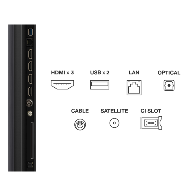 TCL 50C6KS-UK 50inch 4K Ultra HD QD-Mini LED TV