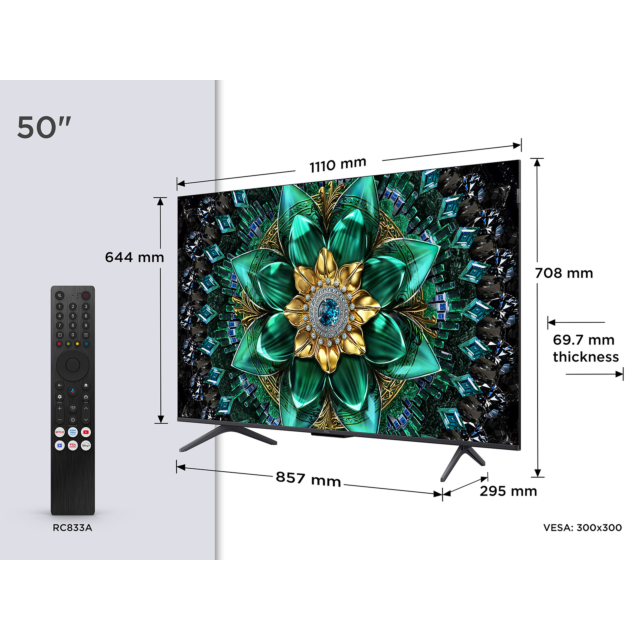 TCL 50Q6C-UK 50inch 4K Ultra HD TV