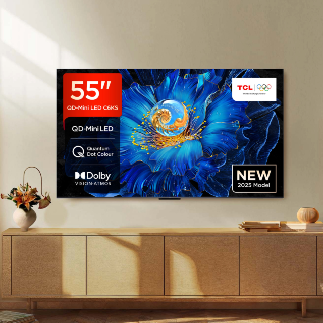TCL 55C6KS-UK 55inch 4K Ultra HD QD-Mini LED TV