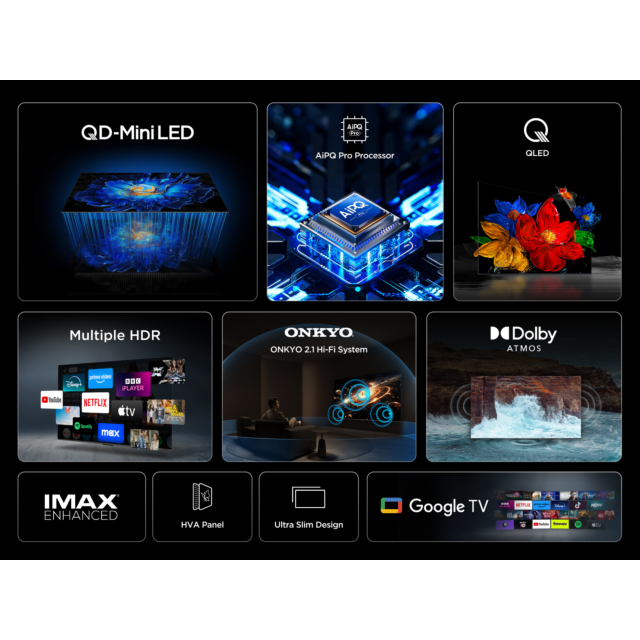 TCL 55C6KS-UK 55inch 4K Ultra HD QD-Mini LED TV