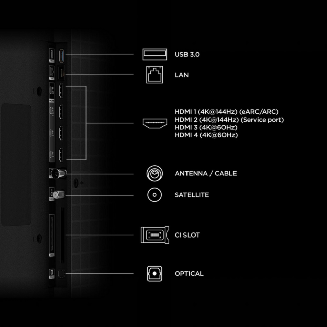 TCL 65RM7L-UK 65-inch 4K Ultra HD RGB MINI LED TV