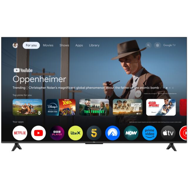 TCL 65V6C-UK 65inch 4K Direct LED HDR Google TV