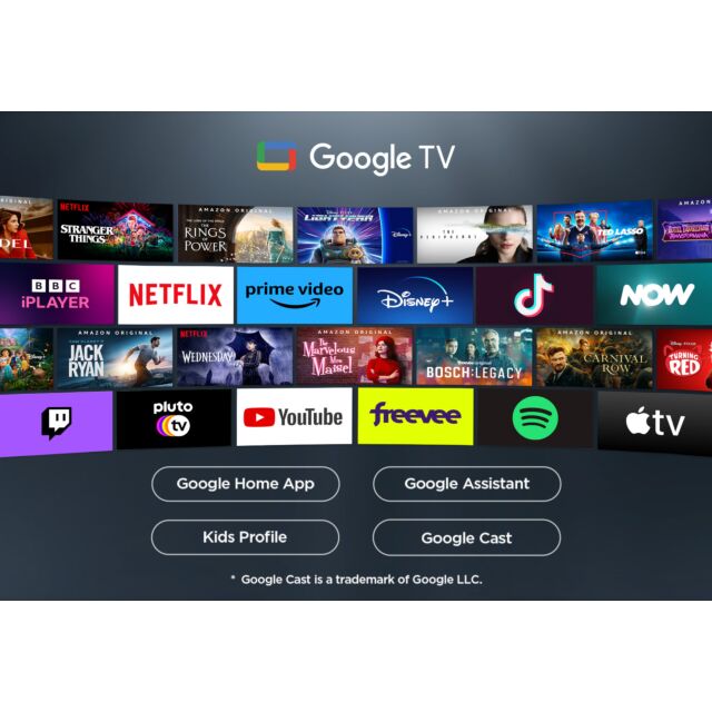 TCL 75T8C-UK 75inch 4K QLED HDR Ultra HD Google TV