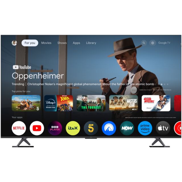 TCL 75T8C-UK 75inch 4K QLED HDR Ultra HD Google TV