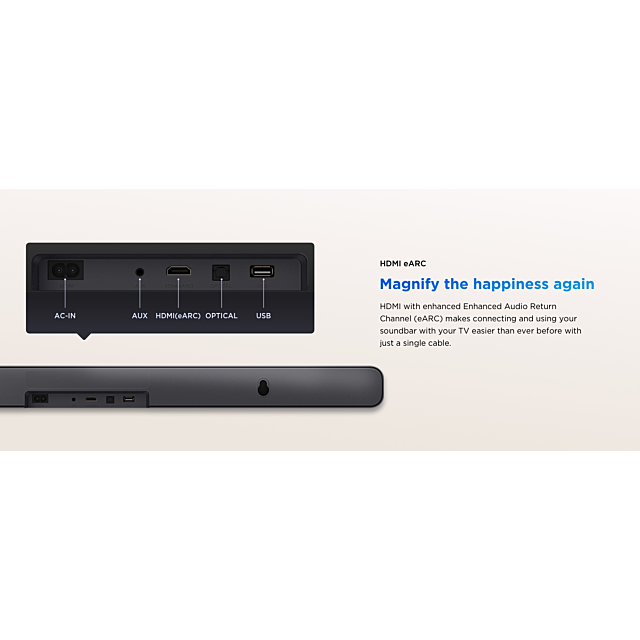 TCL S45H 2.0chPro Deep Bass Soundbar with Dolby Atmos