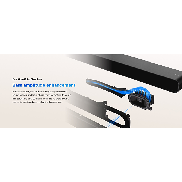 TCL S45H 2.0chPro Deep Bass Soundbar with Dolby Atmos