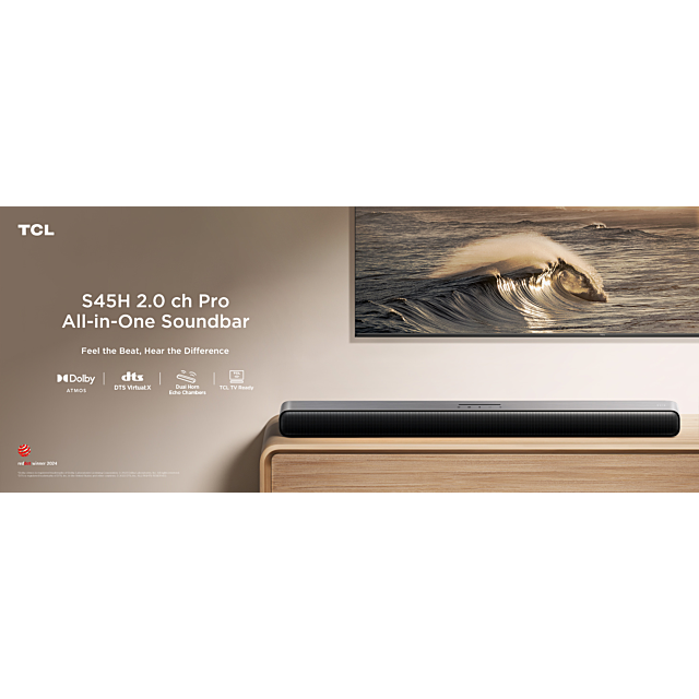 TCL S45H 2.0chPro Deep Bass Soundbar with Dolby Atmos