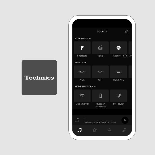 Technics SCCX700BK Wireless Hifi Speaker System