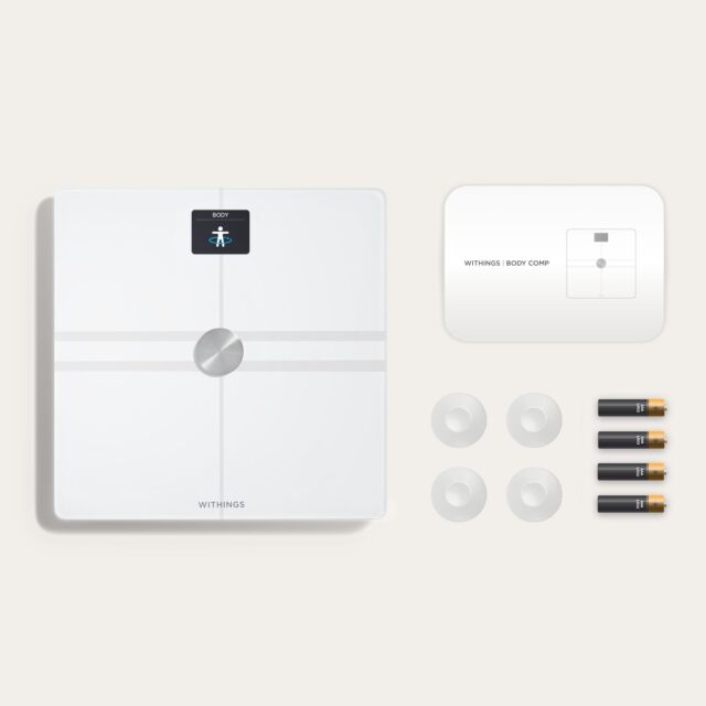 WITHINGS WBS12W Body Comp Smart Scale - White
