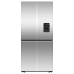 Fisher and Paykel RF500QNUX1 F+P RF500QNUX1 79cm Quad Door Frost Free Fridge Freezer - Stainless Ste