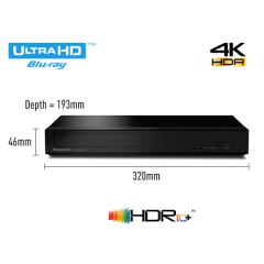 Panasonic DPUB150EBK 4K Blu-Ray Player - Compact