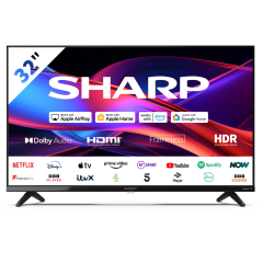 Sharp 1T-C32GD2225K 32" HD Ready Frameless Smart Roku TV